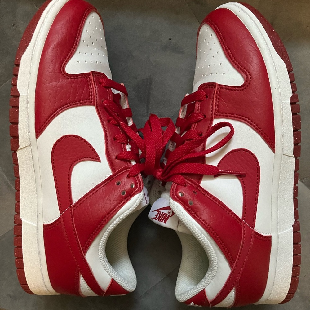 Nike dunk low gym red. Size 8.